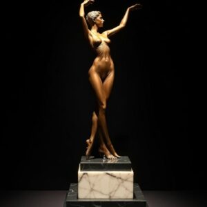 Bronzinė angelo skulptūra